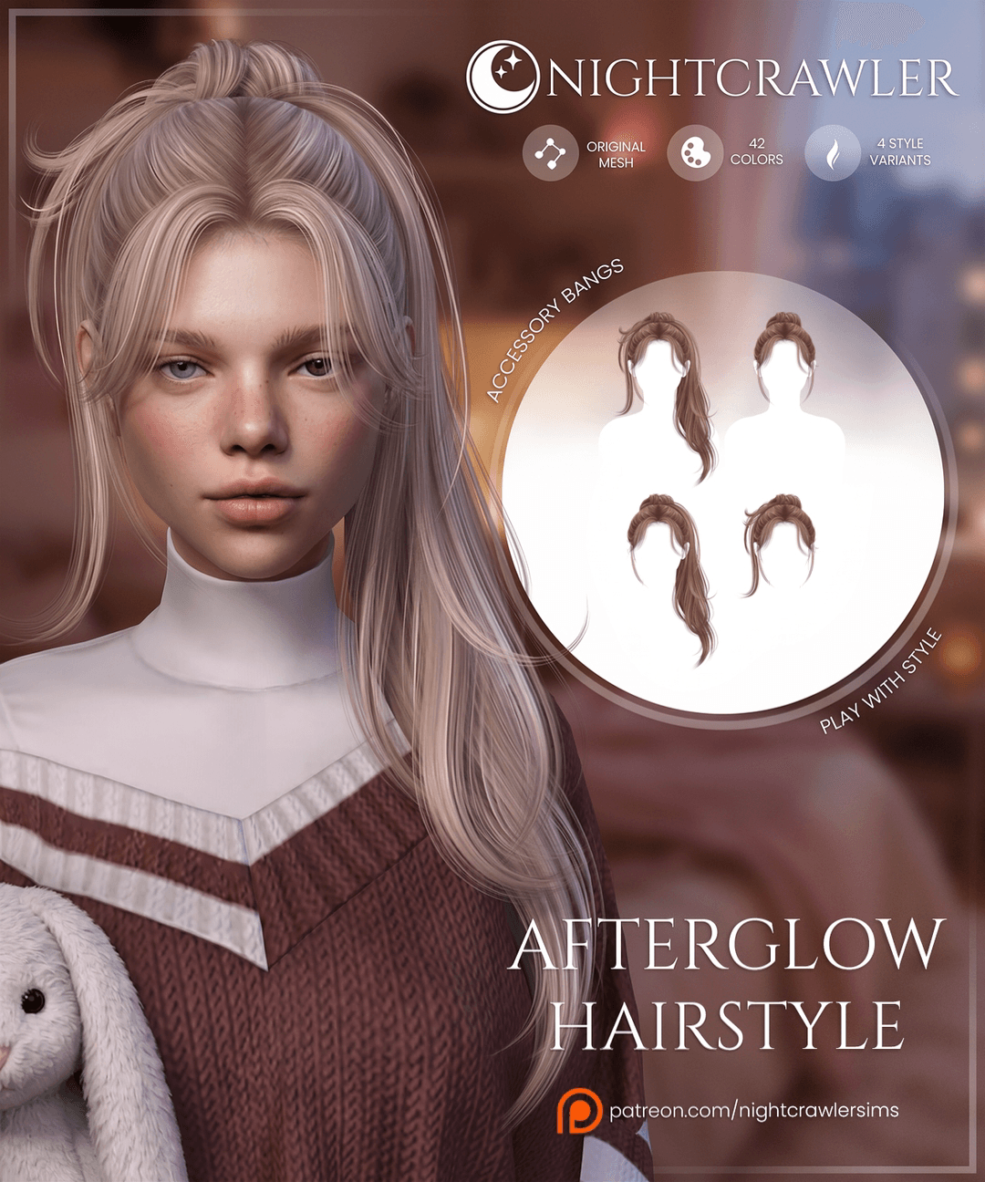 Скриншот мода Прическа Afterglow Hair